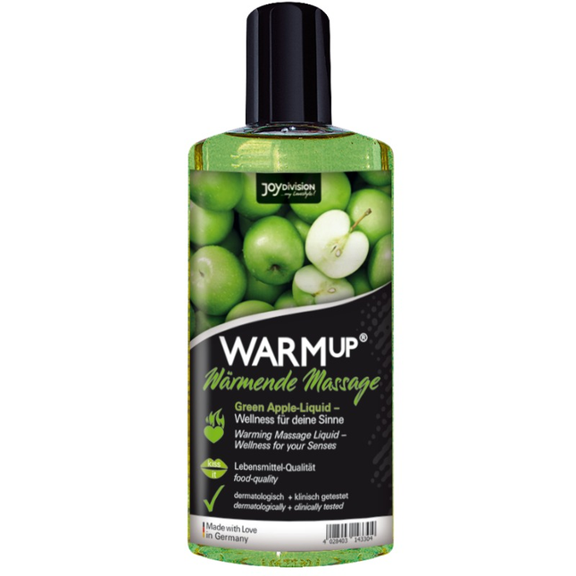 JOYDIVISION WARMUP - HUILE DE MASSAGE POMME VERTE - 150 ML - Concombre Boutique