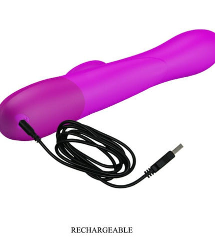 PRETTY LOVE - VIBRATEUR GONFLABLE RECHARGEABLE DEMPSEY - Concombre Boutique