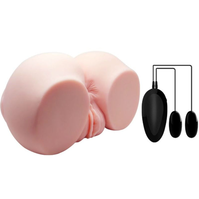 CRAZY BULL - VAGIN ET ANUS RÉALISTES AVEC VIBRATION - Concombre Boutique