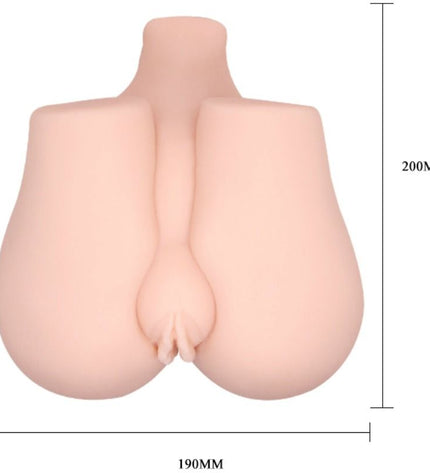 CRAZY BULL - VAGIN ET ANUS RÉALISTES AVEC POSITION DE VIBRATION 3 - Concombre Boutique