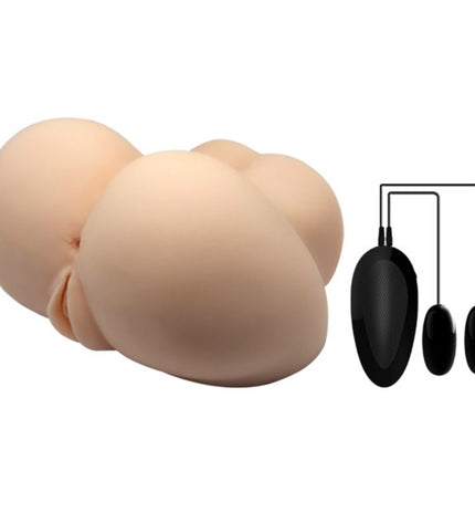 CRAZY BULL - VAGIN ET ANUS RÉALISTES AVEC POSITION DE VIBRATION 6 - Concombre Boutique