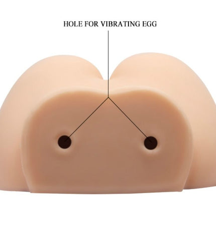 CRAZY BULL - VAGIN ET ANUS RÉALISTES AVEC POSITION DE VIBRATION 6 - Concombre Boutique