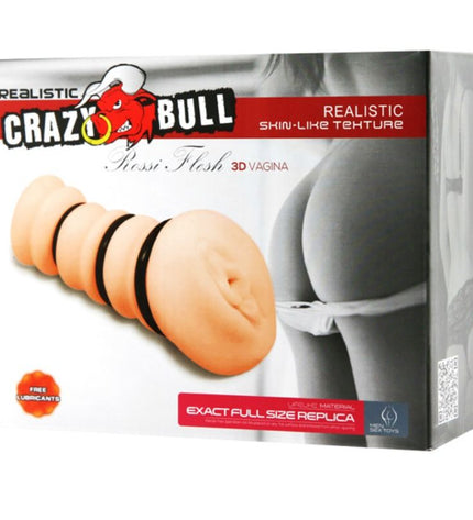 CRAZY BULL - MASTURBADOR AVEC ANNEAUX MODÈLE VAGIN 2 - Concombre Boutique