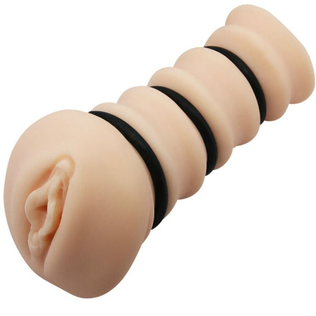 CRAZY BULL - MASTURBADOR AVEC ANNEAUX MODÈLE VAGIN 2 - Concombre Boutique