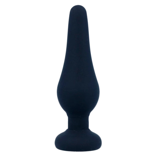 INTENSE - PLUG ANAL PIPO S SILICONE NOIR 9,8 CM - Concombre Boutique