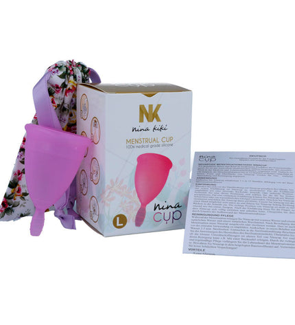NINA KIKÍ - COUPE MENSTRUELLE VIOLET - TAILLE L - Concombre Boutique