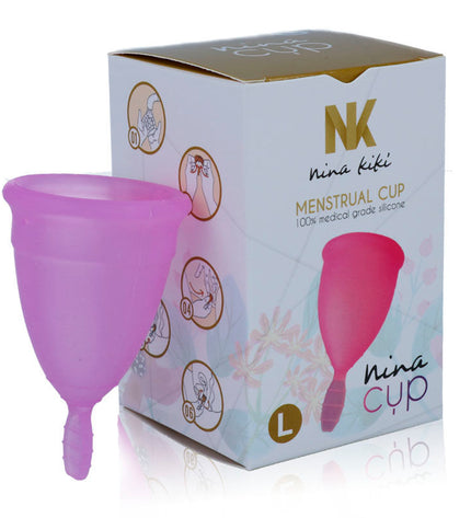 NINA KIKÍ - COUPE MENSTRUELLE VIOLET - TAILLE L - Concombre Boutique