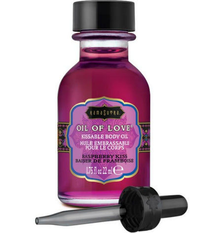 KAMASUTRA - HUILE COMESTIBLE FRAMBOISE 22 ML - Concombre Boutique