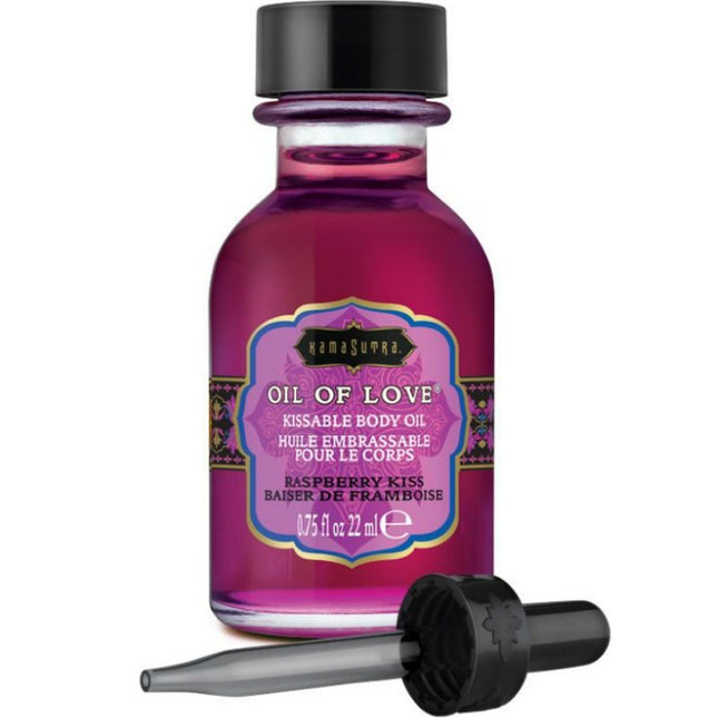 KAMASUTRA - HUILE COMESTIBLE FRAMBOISE 22 ML - Concombre Boutique