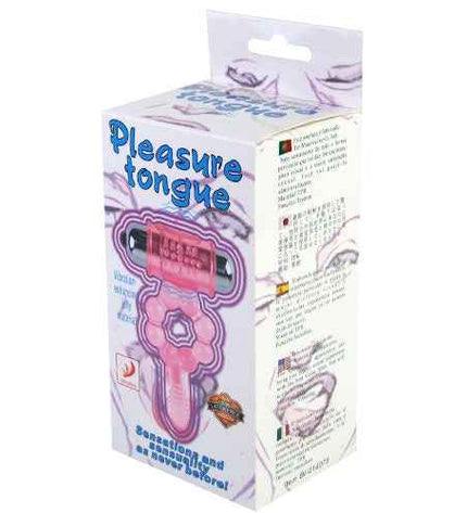 BAILE - ANNEAU SILICONE 10 RYTHMES DE LANGUE AVEC VIBRATION ROSE