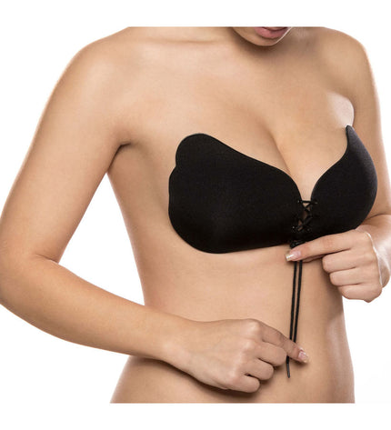 BYE-BRA - LACE-IT RENFORCEMENT PUSH-UP NOIR BONNET D - Concombre Boutique