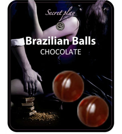 SECRETPLAY - 2 BOULES BRÉSILIENNES CHOCOLAT - Concombre Boutique