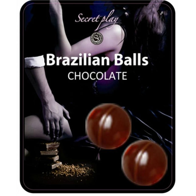 SECRETPLAY - 2 BOULES BRÉSILIENNES CHOCOLAT - Concombre Boutique