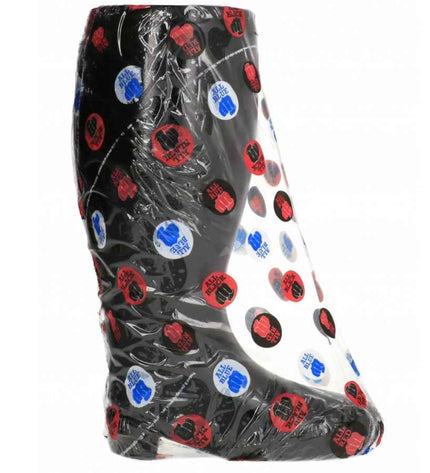 ALL BLACK - BOTTE DE FISTING SOUPLE GÉANTE 31 CM