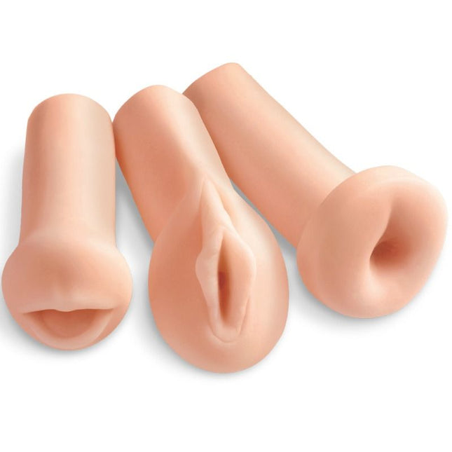 EXTREME TOYZ - KIT 3 TROUS 3 MASTURBATEURS - Concombre Boutique