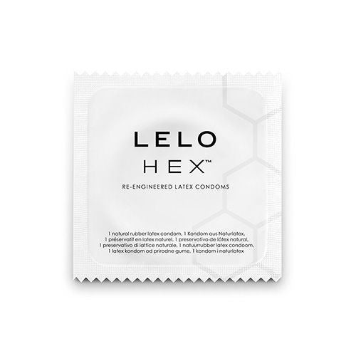 LELO - BOÎTE DE PRÉSERVATIFS HEX 36 UNITÉS - Concombre Boutique