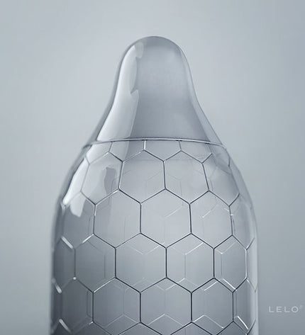 LELO - BOÎTE DE PRÉSERVATIFS HEX 36 UNITÉS - Concombre Boutique