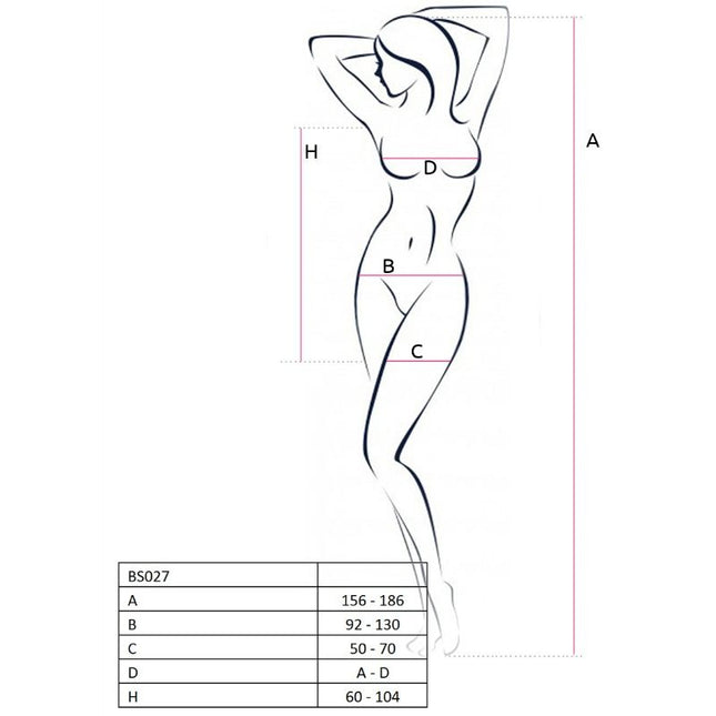 PASSION - FEMME BS027 BODYSTOCKING BLANC STYLE ROBE TAILLE UNIQUE - Concombre Boutique