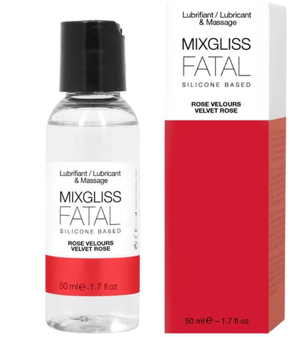 MIXGLISS - LUBRIFIANT SILICONE ROSES FATALE 50 ML - Concombre Boutique