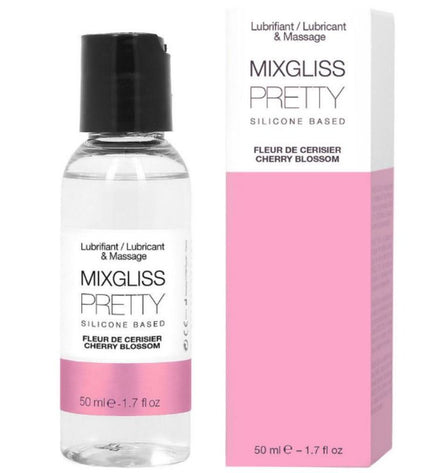 MIXGLISS - PRETTY LUBRIFIANT SILICONE FLEUR DE CERISIER 50 ML - Concombre Boutique