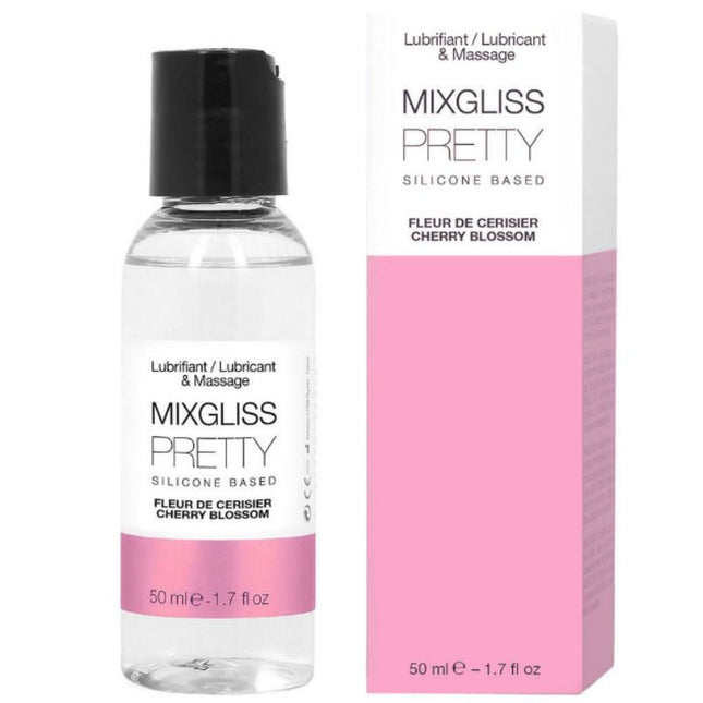 MIXGLISS - PRETTY LUBRIFIANT SILICONE FLEUR DE CERISIER 50 ML - Concombre Boutique