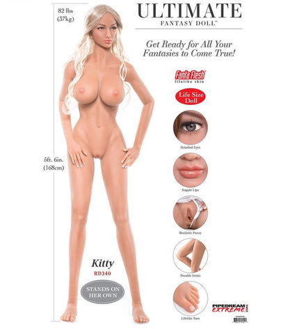 EXTREME TOYZ - PIPEDREAM EXTREME ULTIMATE FANTASY DOLLS KITTY 168 CM - Concombre Boutique