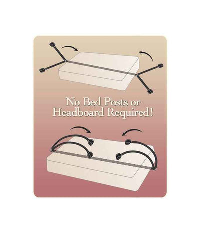 FETISH FANTASY SERIES - KIT DE RETENUE BED FIXATIONS