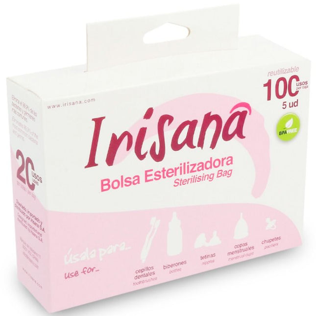 IRISANA - SAC STÉRILISATEUR 5 UNITÉS - Concombre Boutique