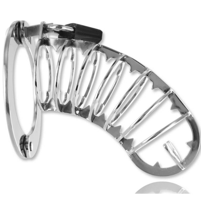 METAL HARD - CAGE PÉNIS AVEC SERRURE DE SÉCURITÉ 14 CM by METAL HARD