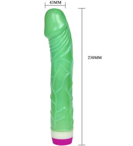 BAILE - VIBRATEUR VAGUES DE PLAISIR 23 CM VERT - Concombre Boutique
