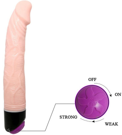 BAILE - ADOURCLUB VIBRATEUR RÉALISTE 23 CM NATUREL - Concombre Boutique