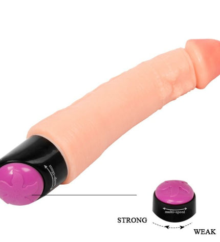 BAILE - VIBRATEUR RÉALISTE FLEXIBLE 25 CM - Concombre Boutique