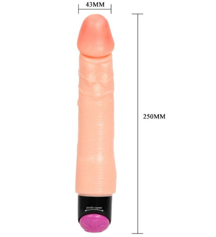 BAILE - VIBRATEUR RÉALISTE FLEXIBLE 25 CM - Concombre Boutique