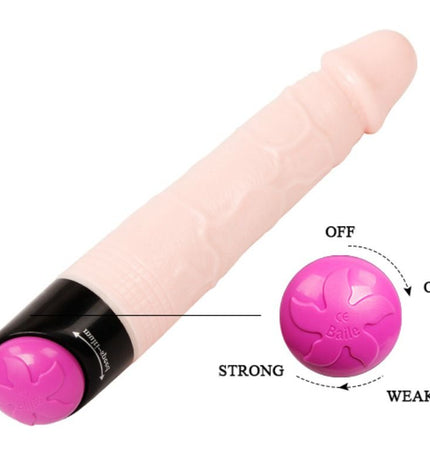 BAILE - VIBRATION ET ROTATION SEXUELLES COLORÉES 24 CM - Concombre Boutique