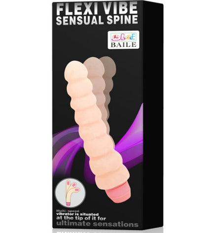 BAILE - VIBRATEUR FLEXIBLE FLEXI VIBE SENSUAL SPINE 19 CM - Concombre Boutique