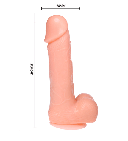 BAILE - GODE RÉALISTE DONG VIBRATION ET ROTATION 20 CM - Concombre Boutique