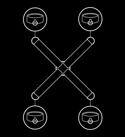 FETISH SUBMISSIVE - UNION DE MENOTTES EN CUIR VÉGAN - Concombre Boutique