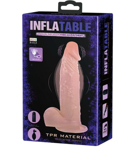 BAILE - GODE VIBRANT ET GONFLABLE RÉALISTE - Concombre Boutique