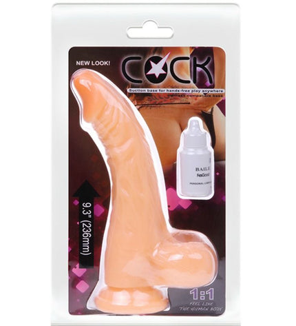 BAILE - GODE  BITE RÉALISTE AVEC VIBRATION - Concombre Boutique