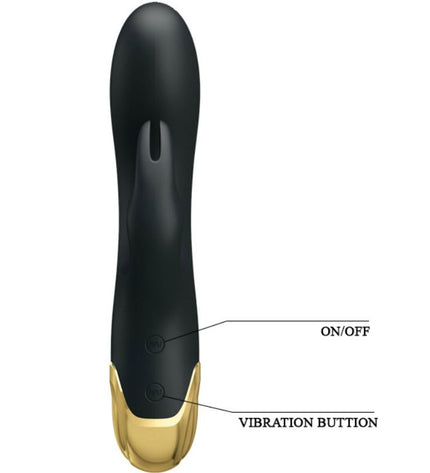 PRETTY LOVE - VIBRATEUR INTELLIGENT DOUBLE PLAISIR - Concombre Boutique