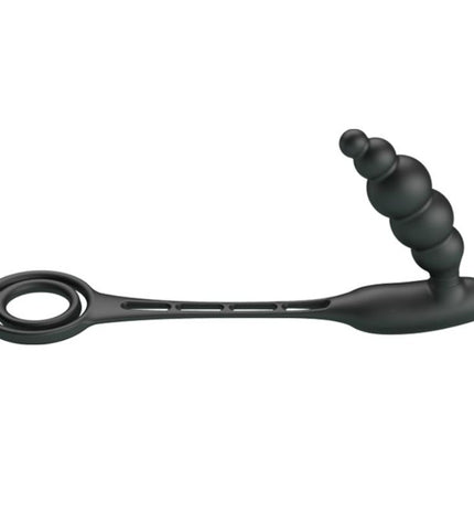 PRETTY LOVE - ANNEAUX PÉNIS AVEC PLUG VIBRATEUR - Concombre Boutique