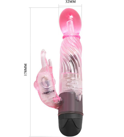 BAILE - VOUS OFFRIR UNE SORTE DE VIBRATEUR AMANT AVEC RABBIT ROSE 10 MODES - Concombre Boutique