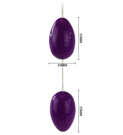 BAILE - TWINS BALLS BOULES ANAL LILAS - Concombre Boutique
