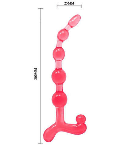 BAILE - BALLES ANAL ROUGES BENDY TWIST by BAILE ANAL