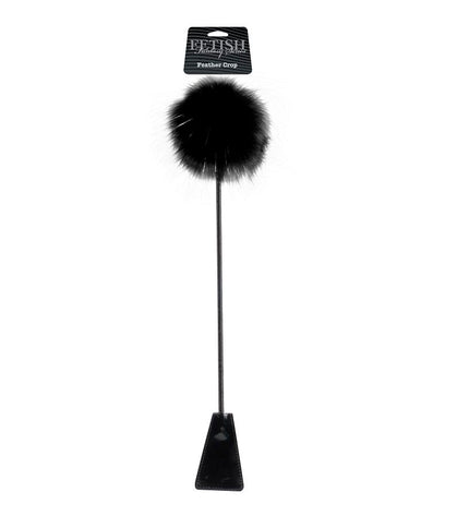 FETISH FANTASY LIMITED EDITION -  BLACK FEATHER CROP - Concombre Boutique