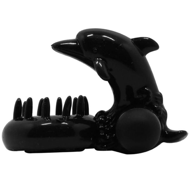 BAILE - ANNEAU DOUX AVEC STIMULATEUR CLITORIS DOLPHIN by BAILE FOR HIM