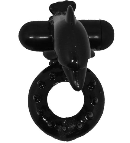 BAILE - ANNEAU DOUX AVEC STIMULATEUR CLITORIS DOLPHIN by BAILE FOR HIM