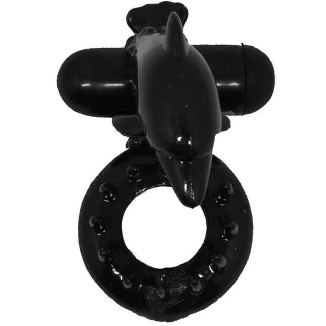 BAILE - ANNEAU DOUX AVEC STIMULATEUR CLITORIS DOLPHIN by BAILE FOR HIM