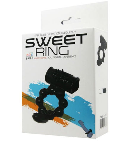 BAILE - ANNEAU SWEET RING AVEC DOUBLE STIMULATEUR by BAILE FOR HIM