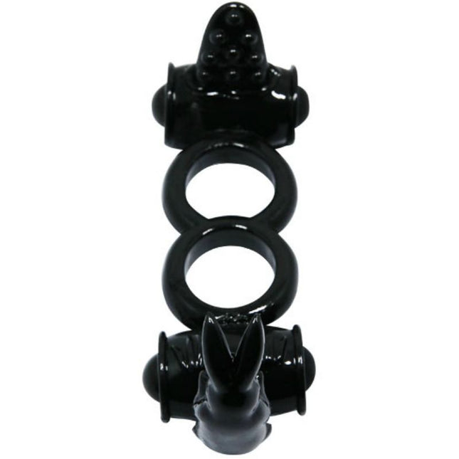 BAILE - SWEET RING DOUBLE ANNEAU AVEC DOUBLE LAPIN by BAILE FOR HIM